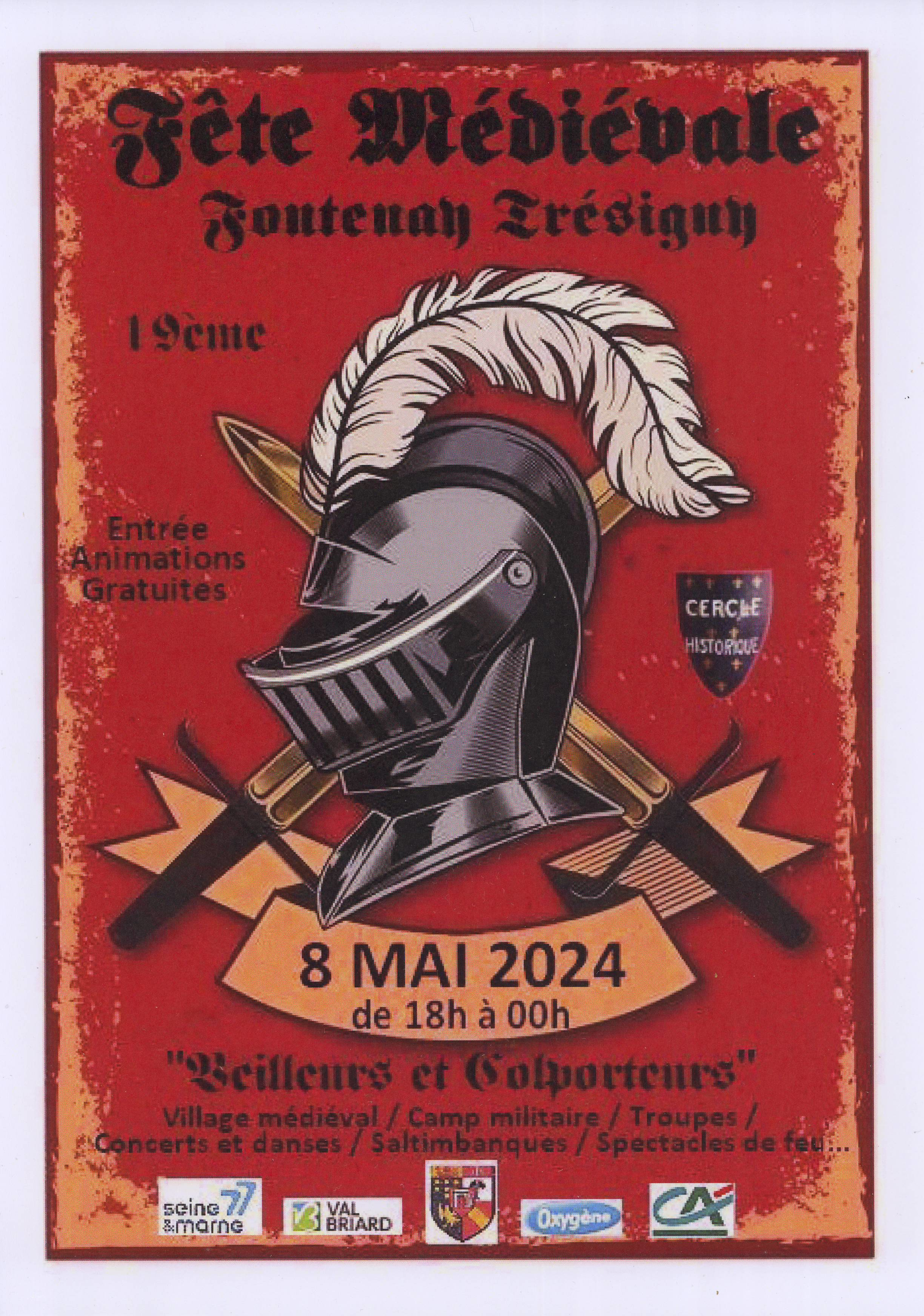 Affiche Fête Médiévale 2024