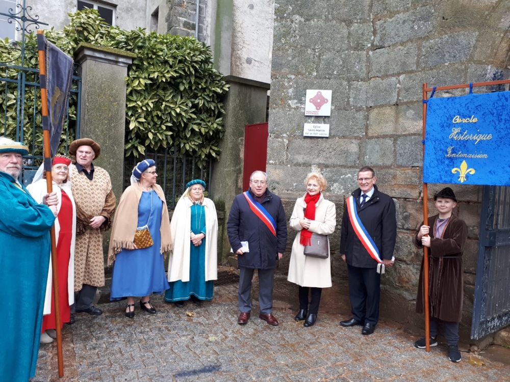 Inauguration Plaque Église Saint Martin