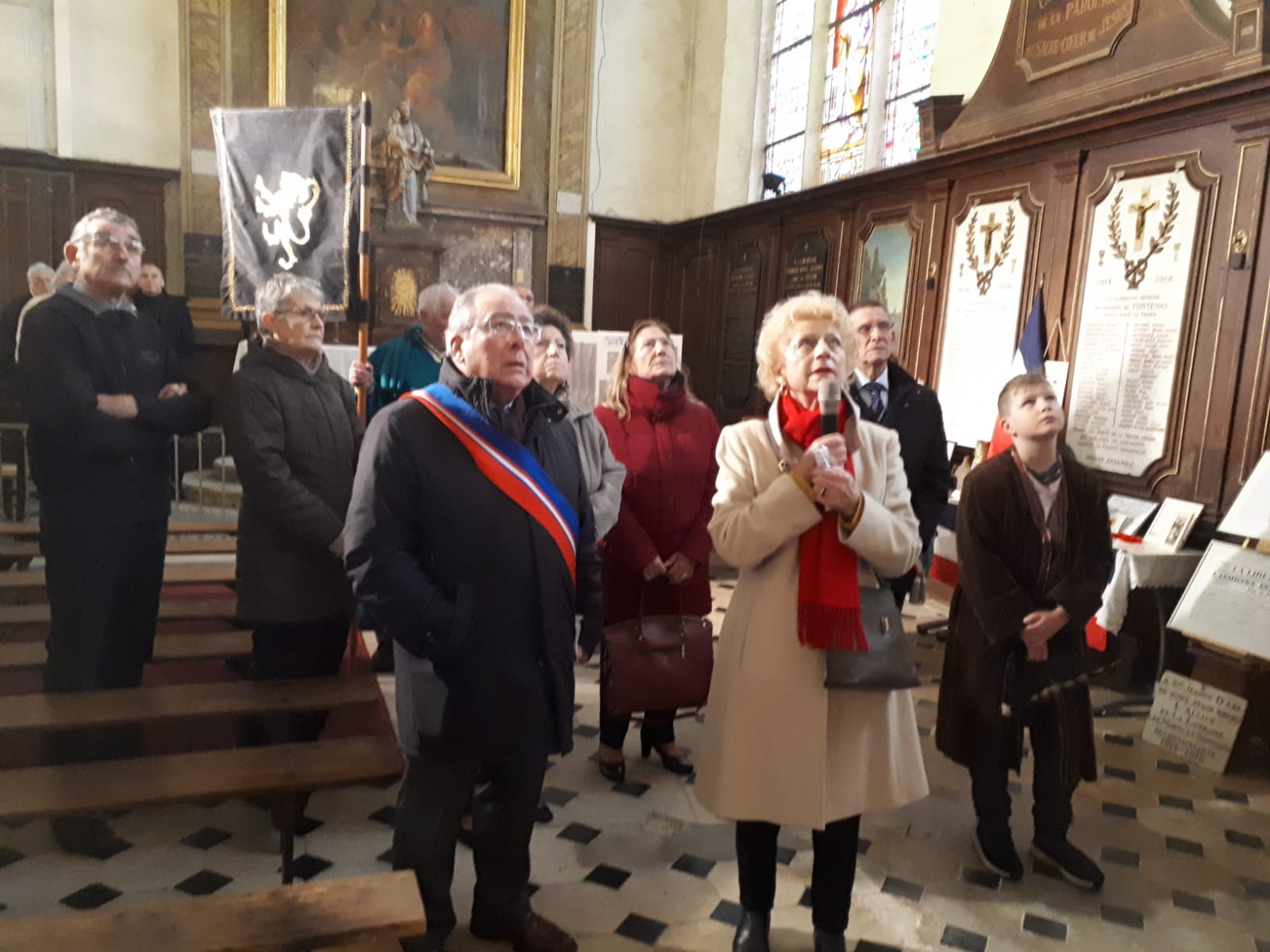 Inauguration Plaque Visite Église Saint Martin