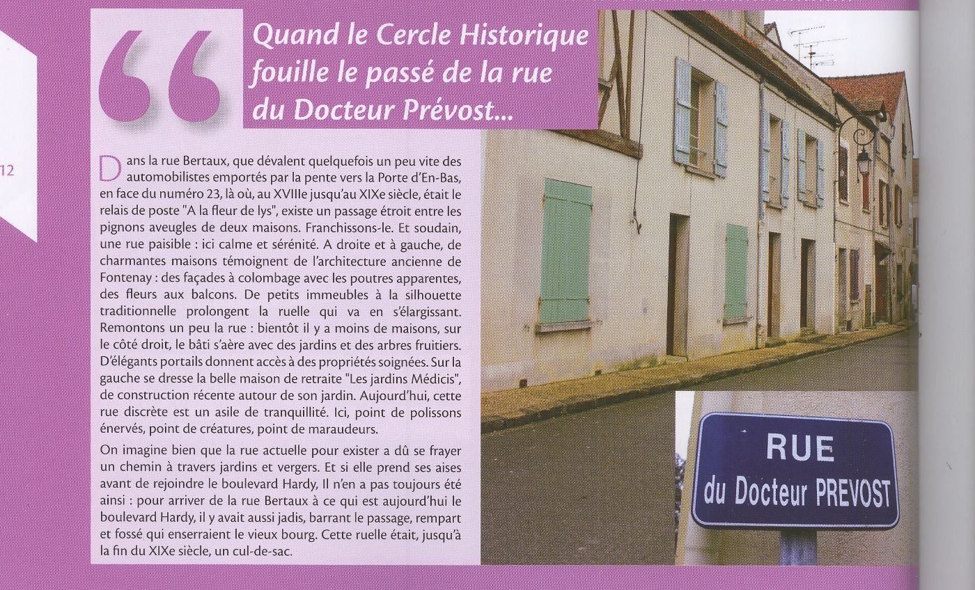 Rue du Docteur Prévost 1
